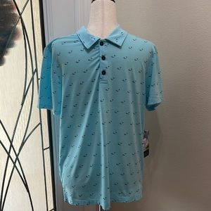 Tee Time Moisture Wicking Golf Shirt, NWT